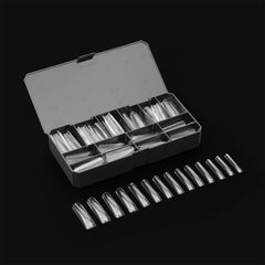 APRÉS Gel-X tip box packaging closeup highlighting sturdy organization and contents.