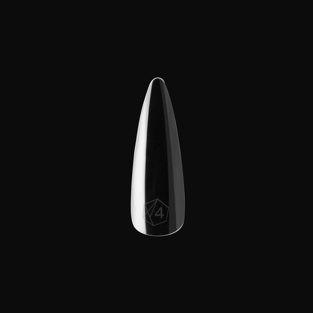 APRÉS Gel-X sizes 00–9 range illustrates versatile nail fitting.