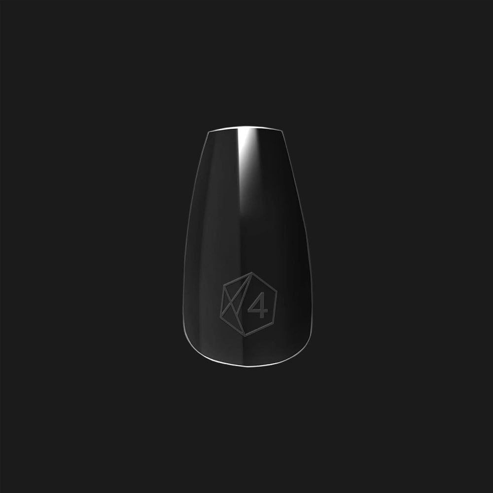 Aprés Gel-X tips in 11 sizes 00–9 laid out for perfect fit and customization.
