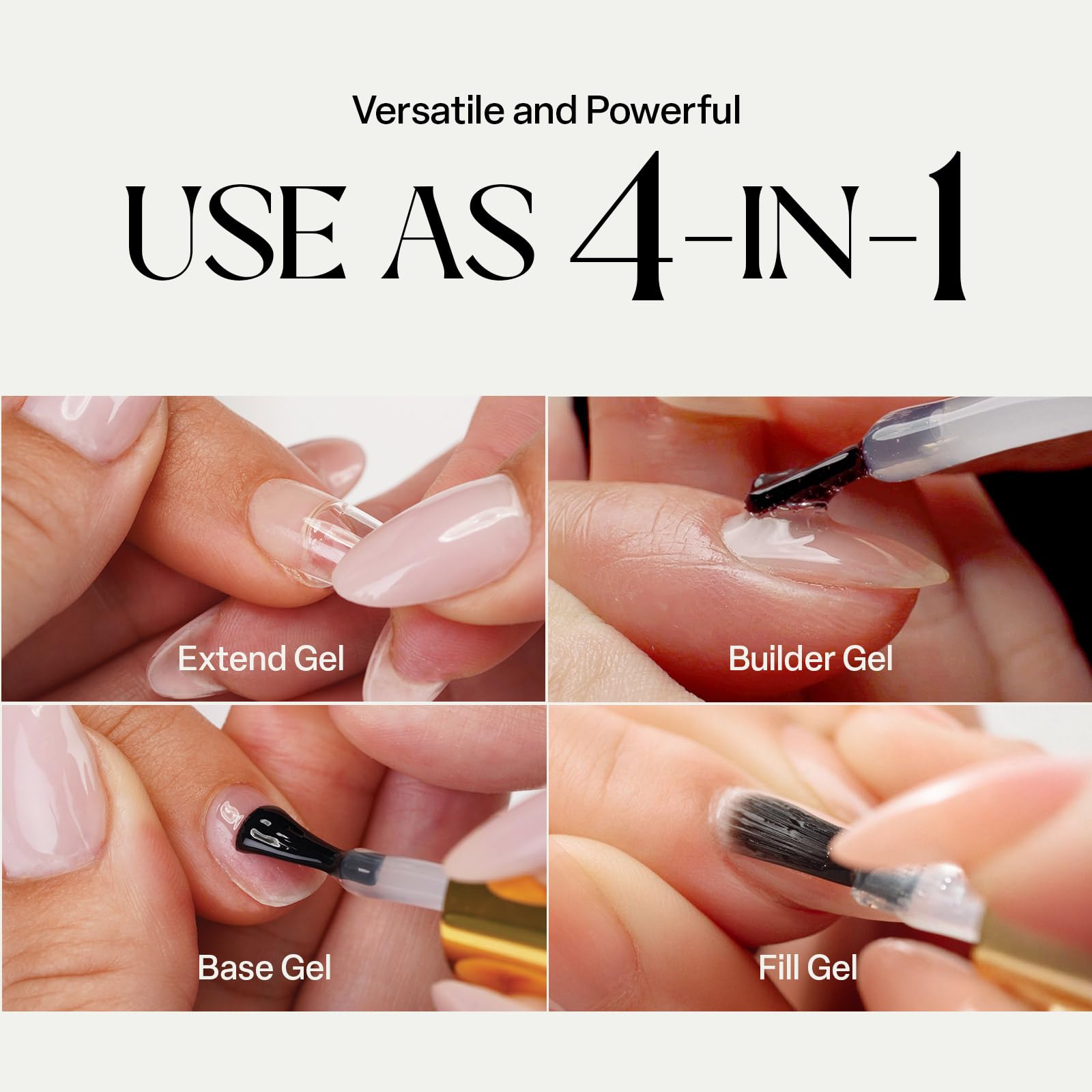 APRÉS Soft Gel closeup showing gentle formula for nails.