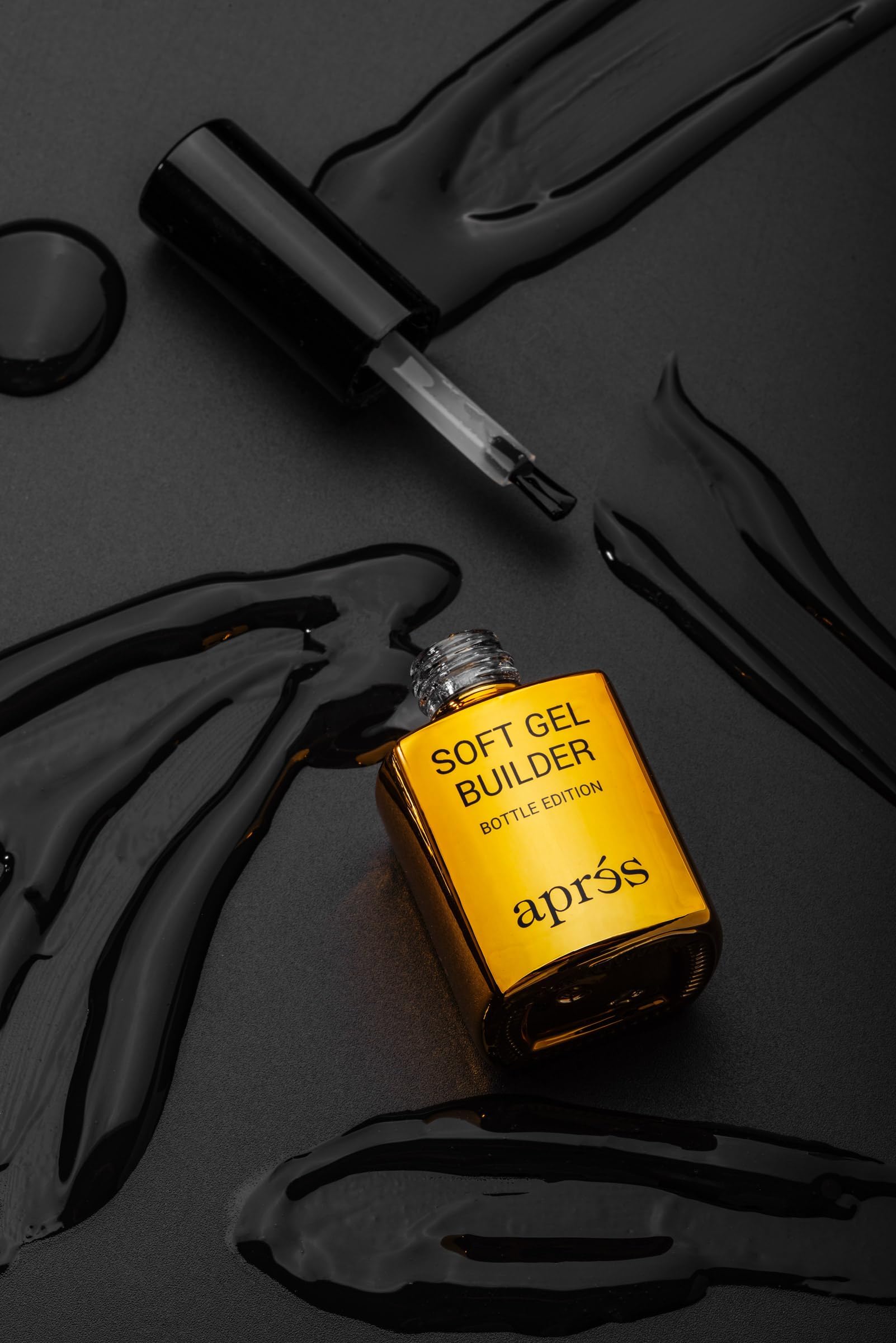 APRÉS Soft Gel Builder thickening-strengthener improves overlay durability