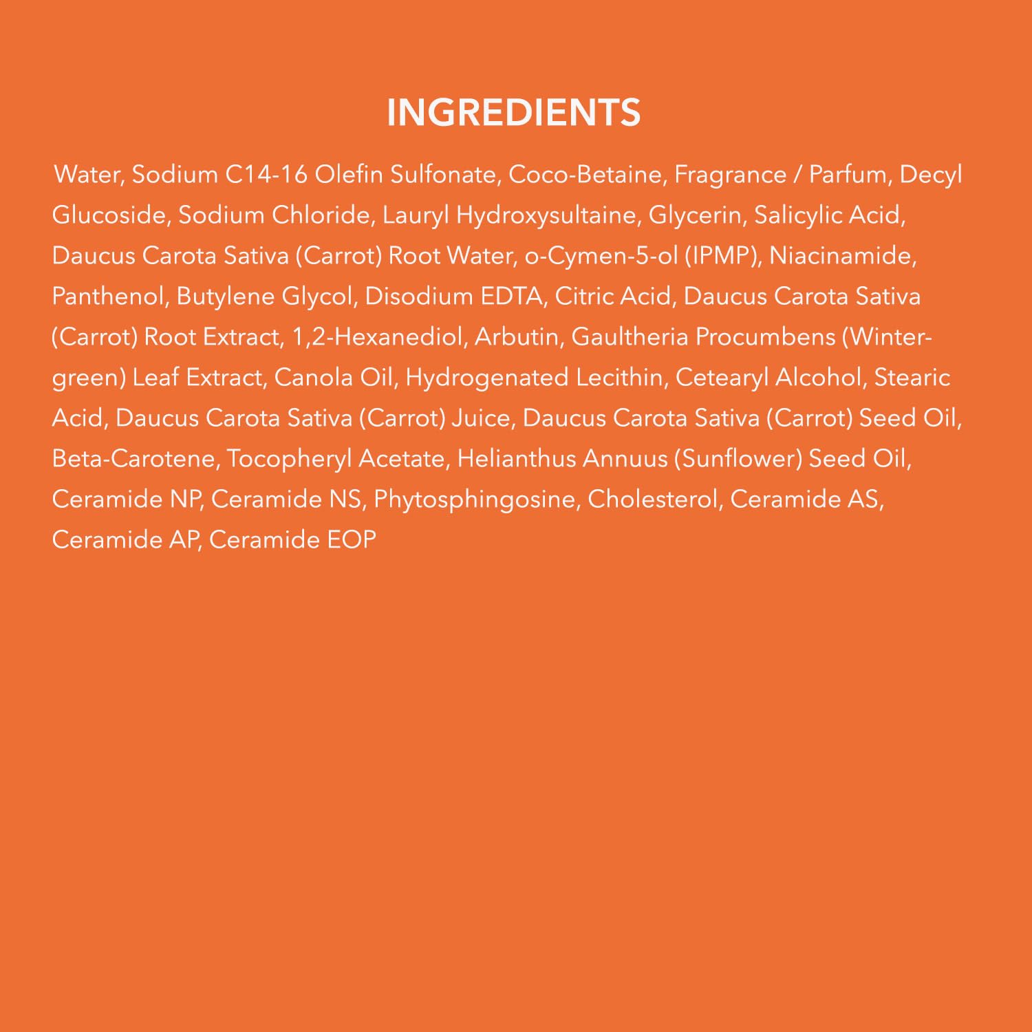 Hands applying APRILSKIN Carrotene IPMP Exfoliating Body Wash on towel