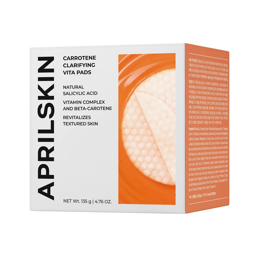 APRILSKIN Carrotene Aclaradoras, poros más calmados tras cada uso.