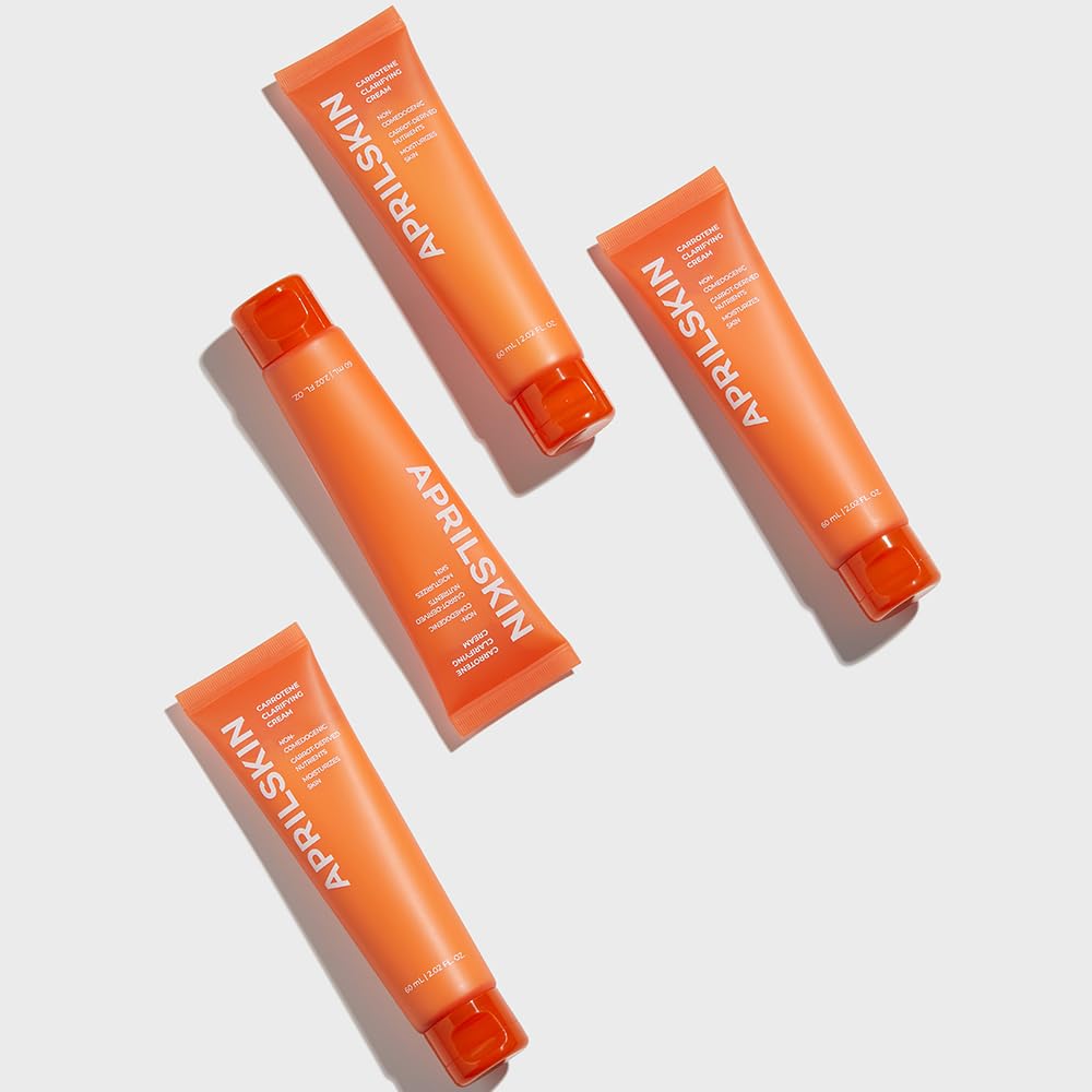 M-Peptide focus in APRILSKIN Carrotene Clarifying Cream suggesting faster renewal and calmer skin.