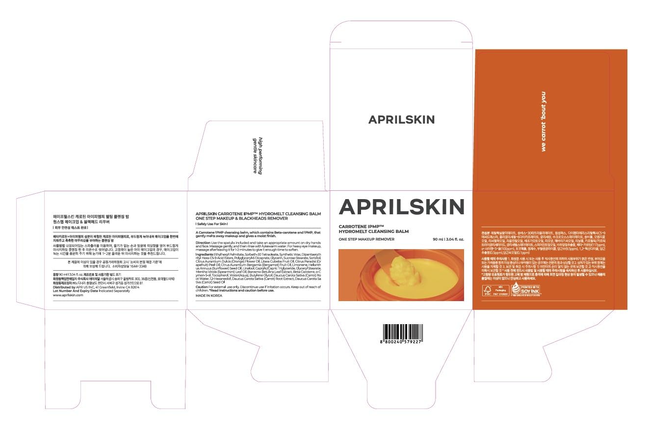APRILSKIN Hydromelt Balm from Korea, No.1 cleansing balm status.