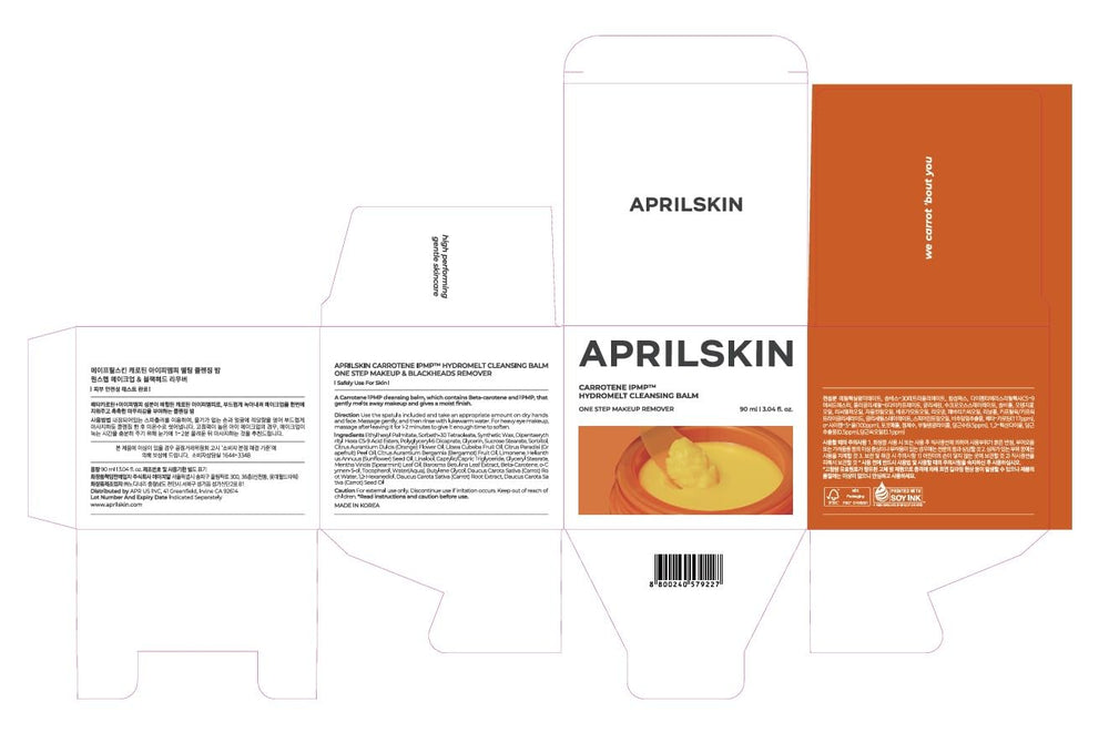 APRILSKIN Hydromelt Balm from Korea, No.1 cleansing balm status.