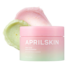 APRILSKIN Pink Aloe Facial Polish Cleanser packaging close-up for gentle cleansing