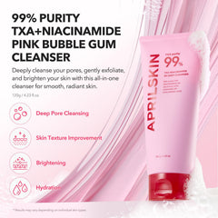 APRILSKIN TXA Niacinamide 99 Pore Care pump enables easy daily cleansing.