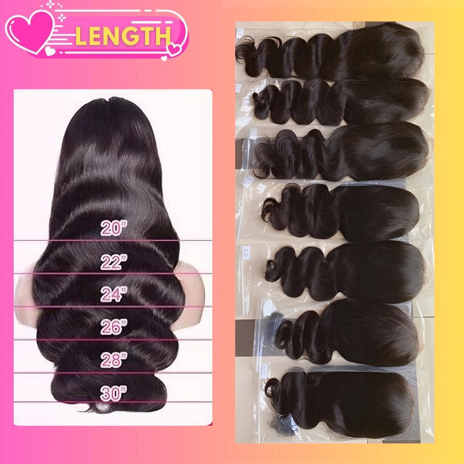 Aptatuse body-wave wig suitable for weddings, parties, and daily wear.