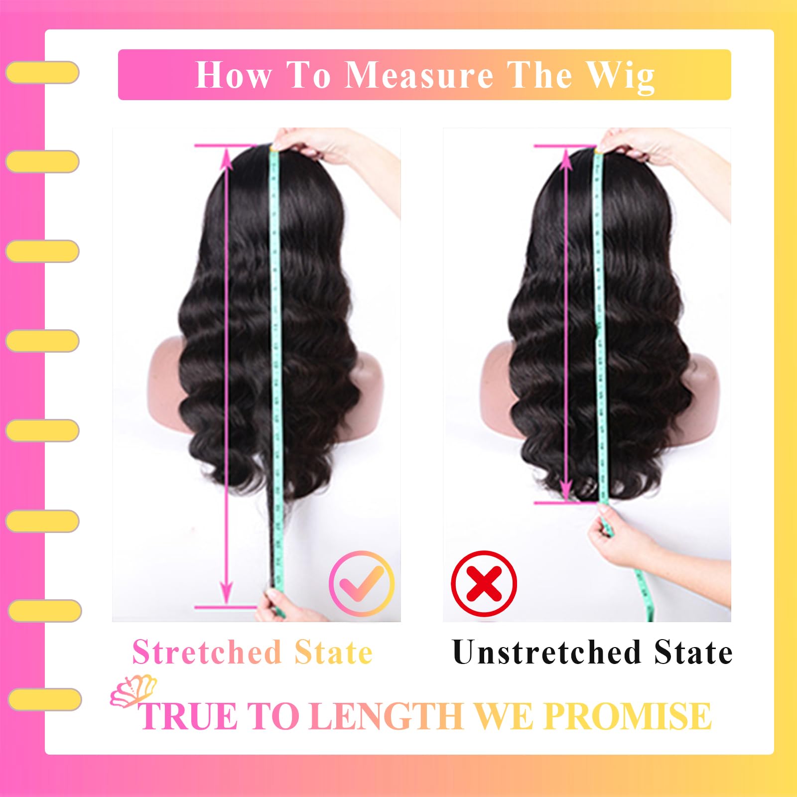 Aptatuse multi-parting capability enables middle or side part for varied looks.