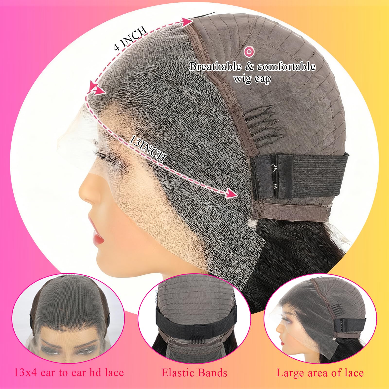 Aptatuse pre-plucked baby-hair lace-front, invisible knots for a natural hairline.
