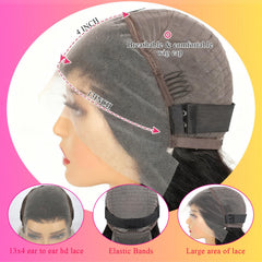 Aptatuse pre-plucked baby-hair lace-front, invisible knots for a natural hairline.