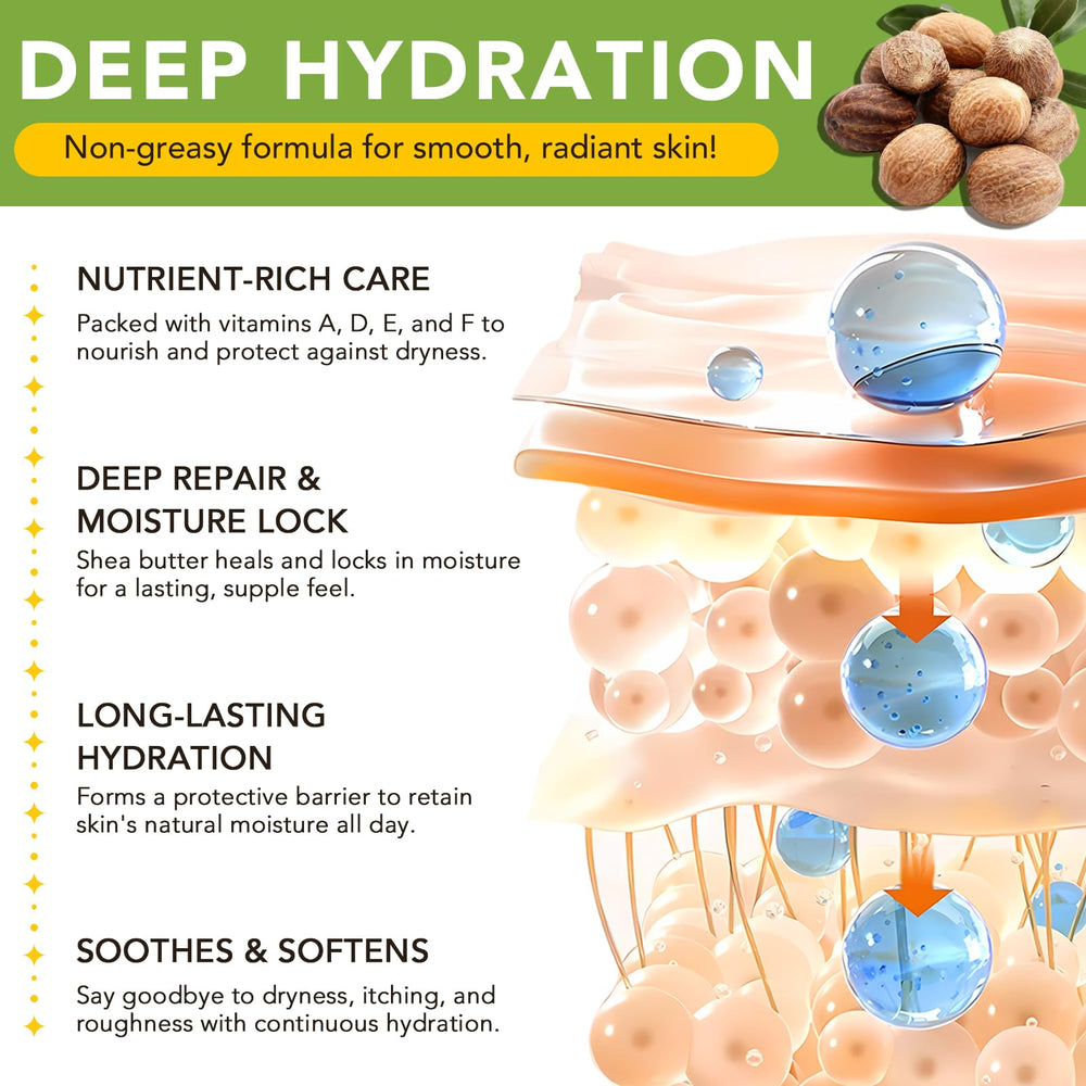 APUUFYQC Shea Butter rich-texture-closeup highlights creamy texture and deep moisturization.