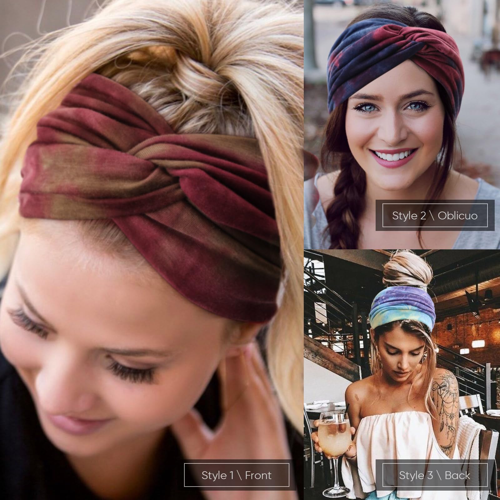 AQOKKA versatile headbands suit workouts, yoga, and daily styling.