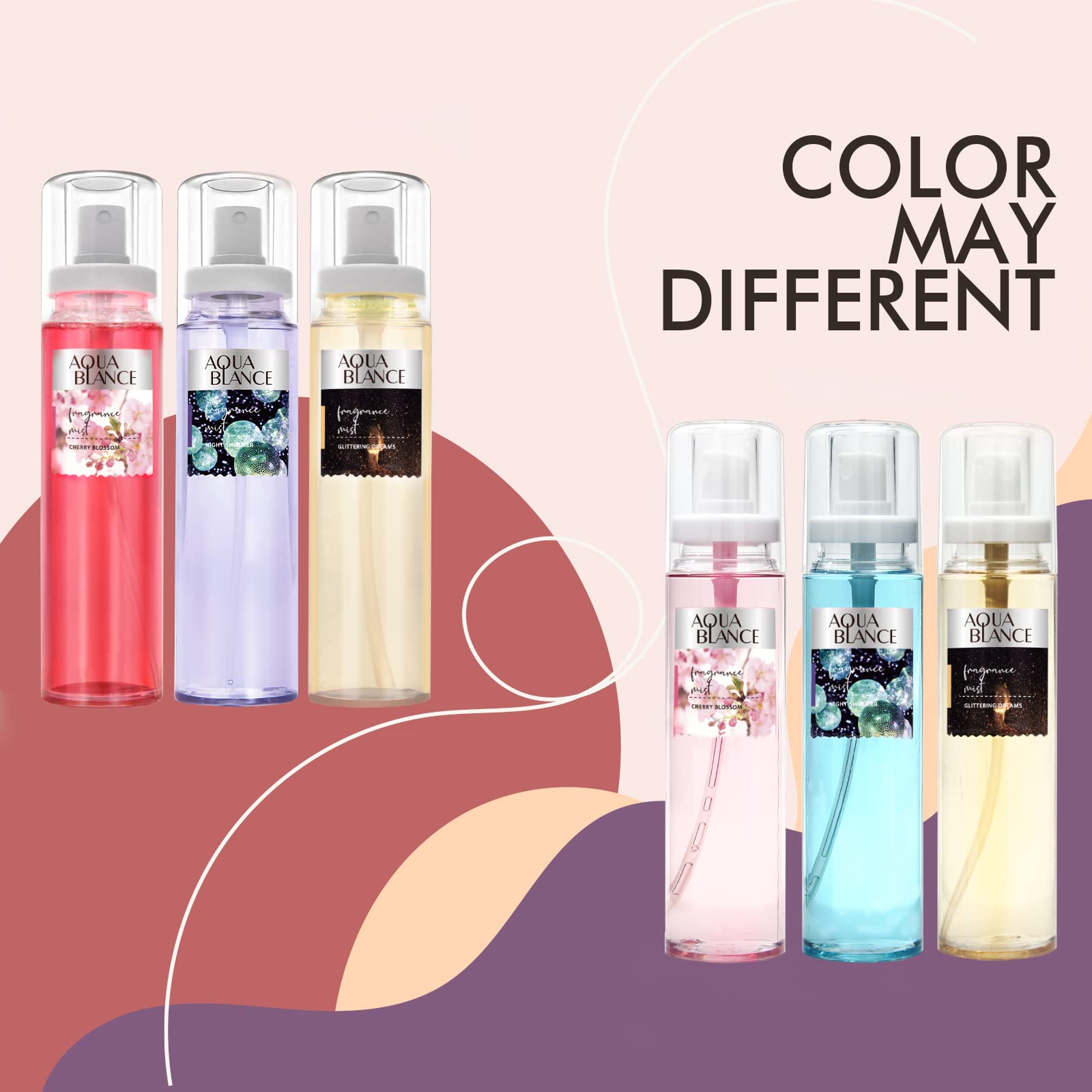 Aqua Blance body spray model posing to showcase chic, modern scent for daily wear.