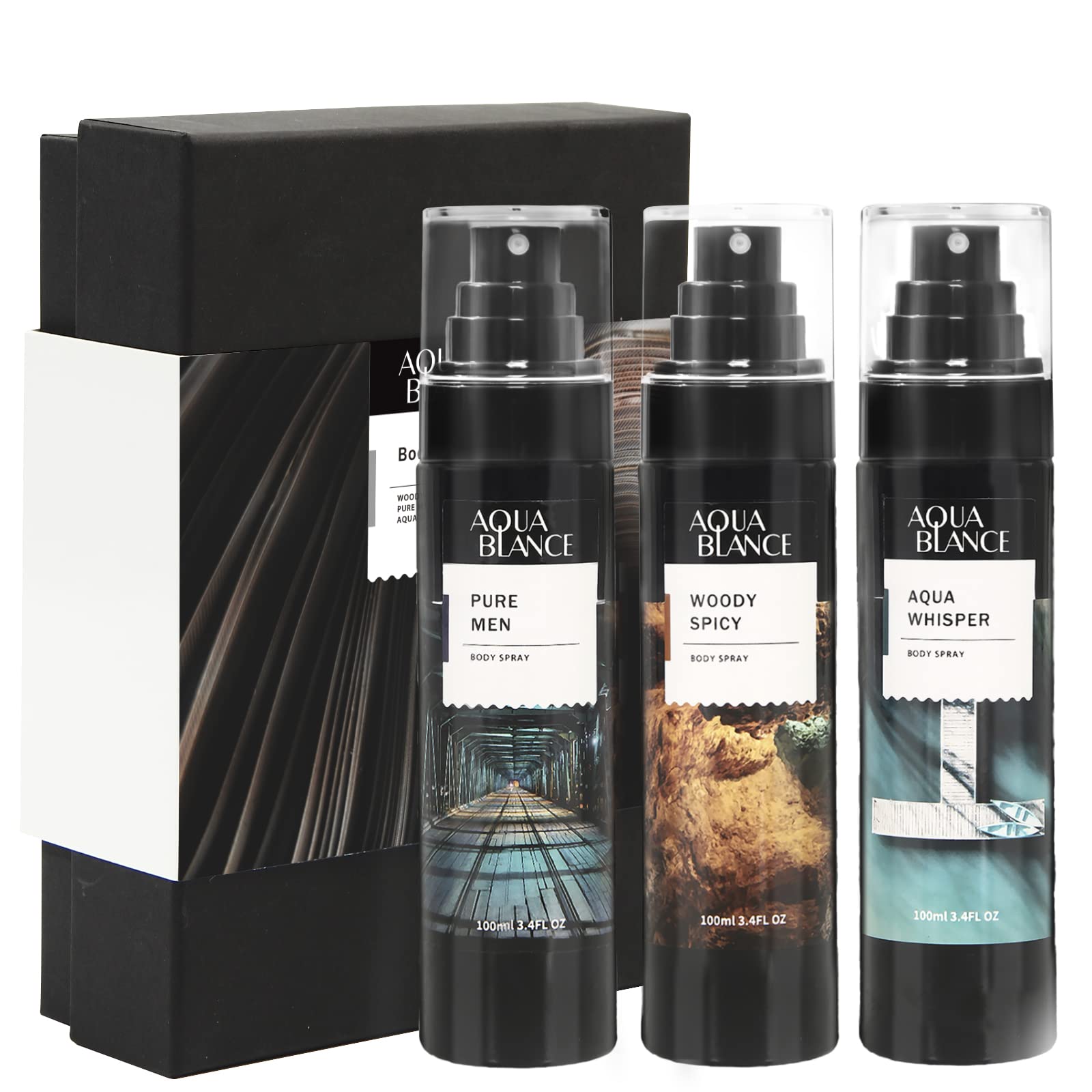 AQUA BLANCE bottle closeup for all-day freshness