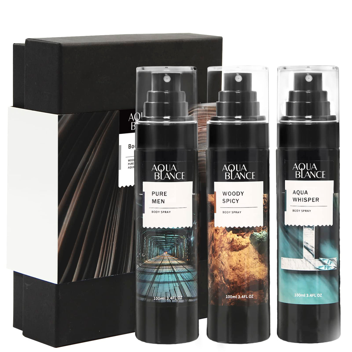 AQUA BLANCE bottle closeup for all-day freshness
