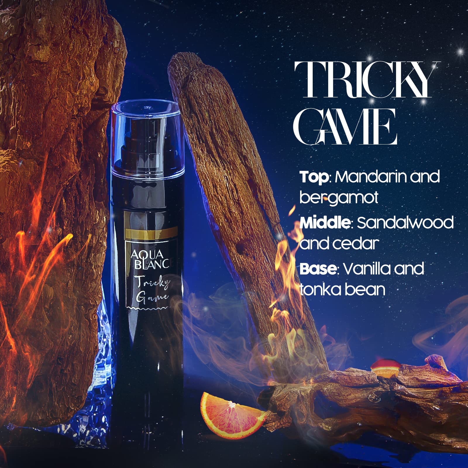 AQUA BLANCE night-blue-spray-mist captures moonlit calm and versatile fragrance