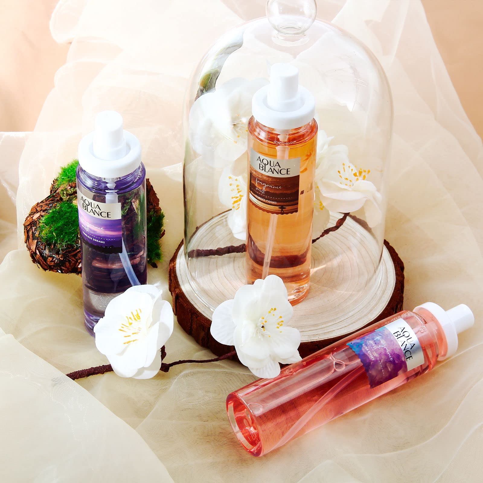 Aqua Blance packaging shows three bottles in a convenient pack of 3.