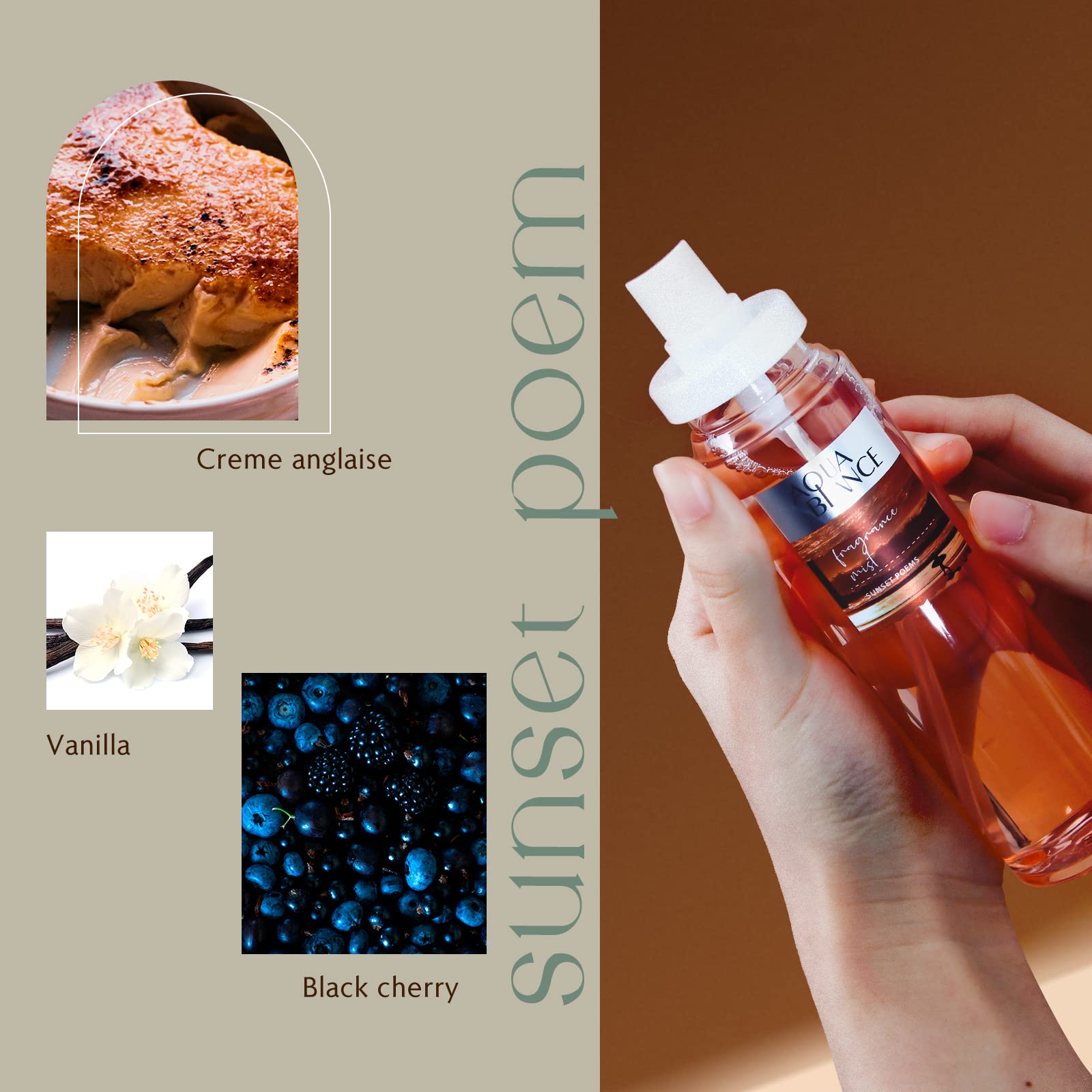 AQUA BLANCE sleek-fine-mist-dispense captures smooth, even application.