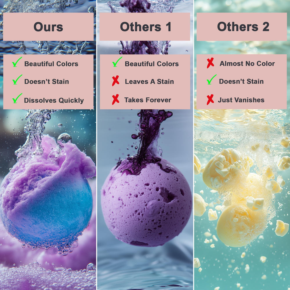 Aqua Elegante vegan and cruelty-free bath bombs respect your values.