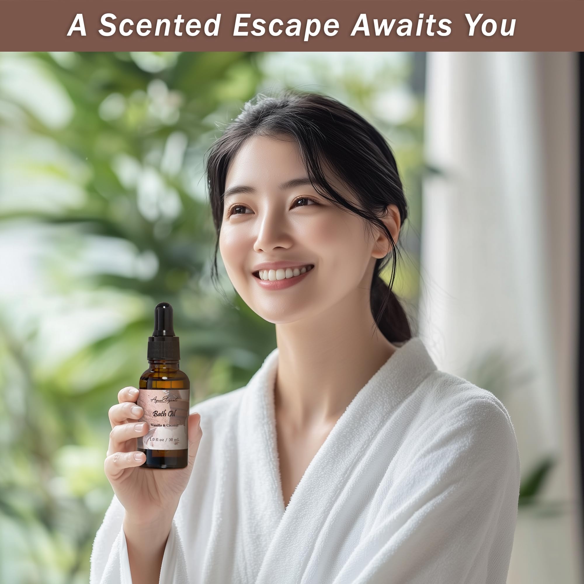 Aqua Elegante bath oil, nourishing moisture for a pampering soak