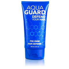 AQUA GUARD Pre-Swim Hair Defense bottle ready to protect hair from chlorine.