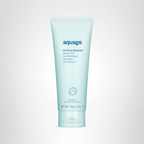 Aquage Molding Megagel professional styling session portrays confident control during salon prep