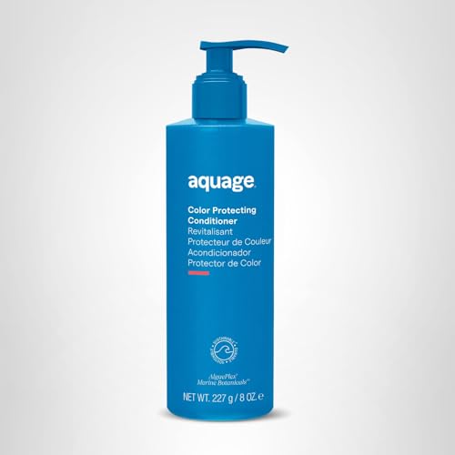 Daily-use routine including Aquage conditioner for color care