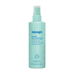 Aquage Sea Salt Texturizing Spray bottle closeup showing beachy texture benefits