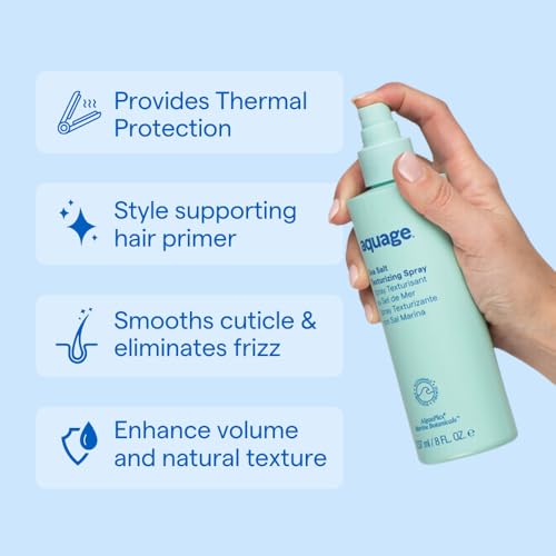 Aquage Sea Salt Texturizing Spray on textured hair for volume and movement