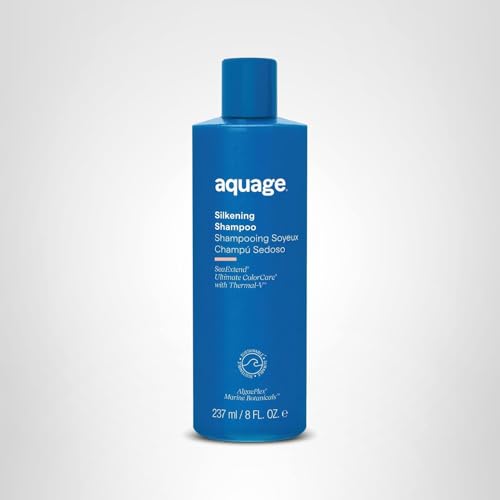 Aquage SeaExtend Shampoo application-hands image demonstrating easy use on wet hair