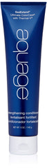 Aquage SeaExtend Strengthening Conditioner bottle on display highlights color-safe, heat-protective care.