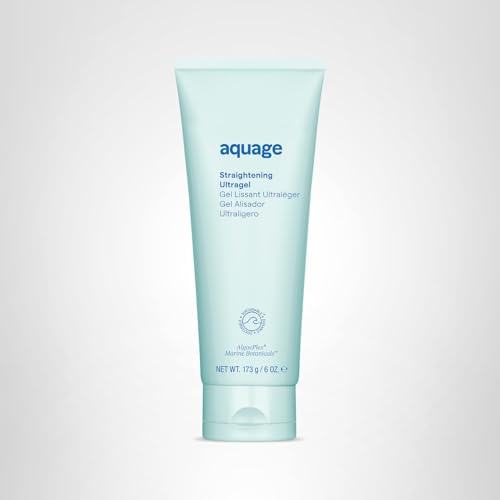 Daily routine setup featuring Aquage gel for effortless smoothing.