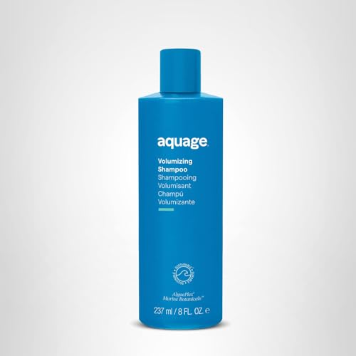 Aquage Volumizing Shampoo rinse cycle shot implies easy rinse and refreshed feel