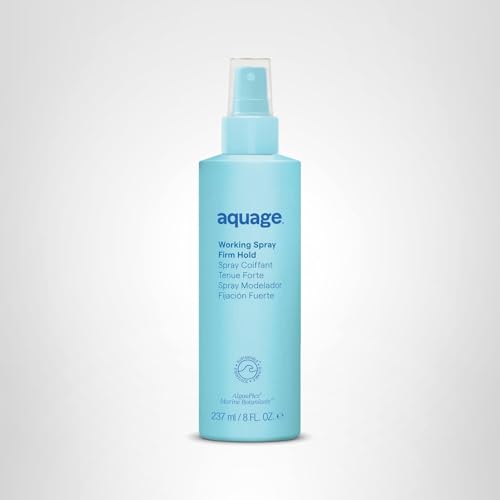 Aquage Working Spray salon scene with professional-grade performance
