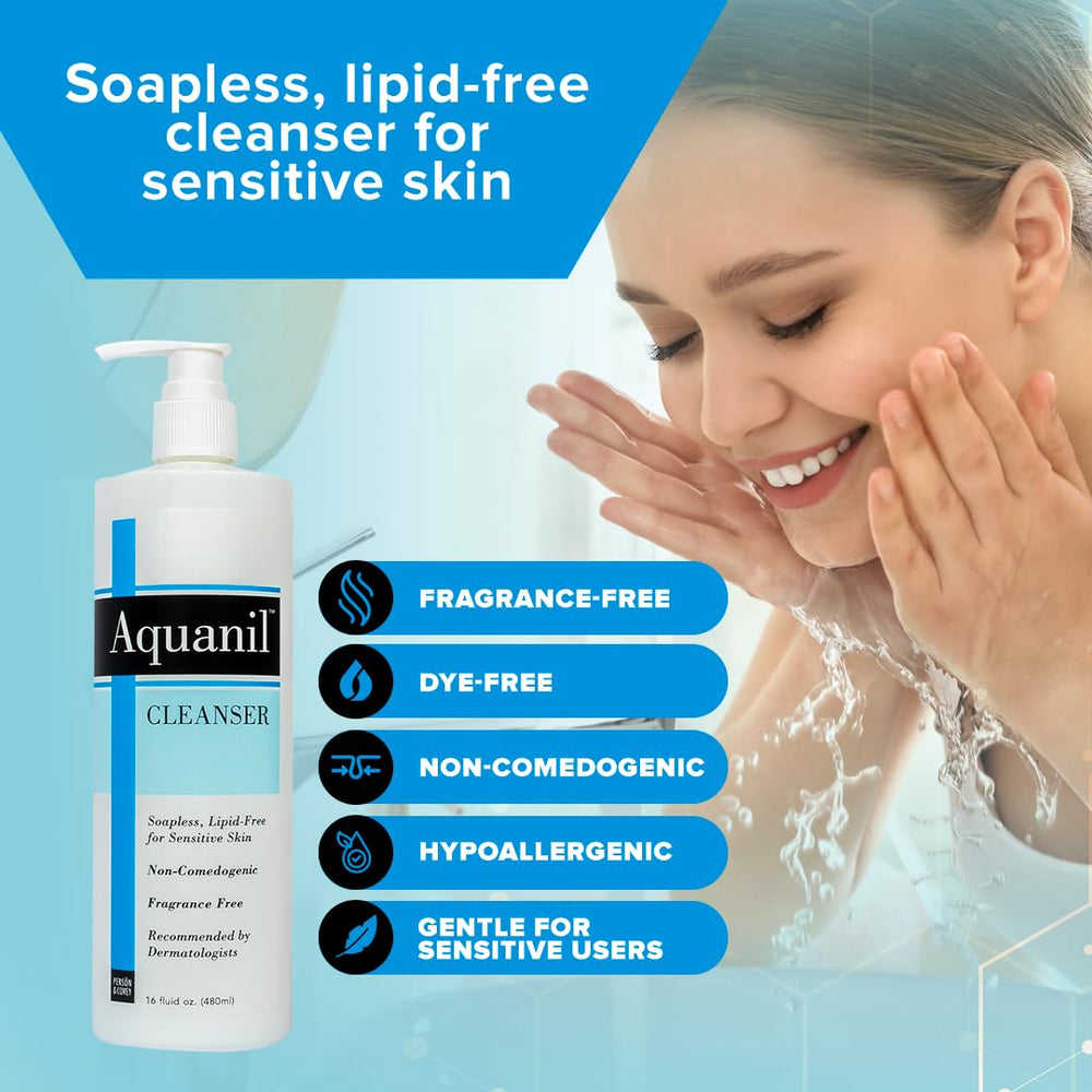 Aquanil fragrance-free label shows safer skincare for fragrance-sensitive users