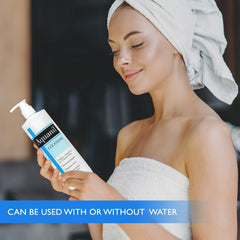Aquanil Lotion use on face hands and body for balanced hydration.