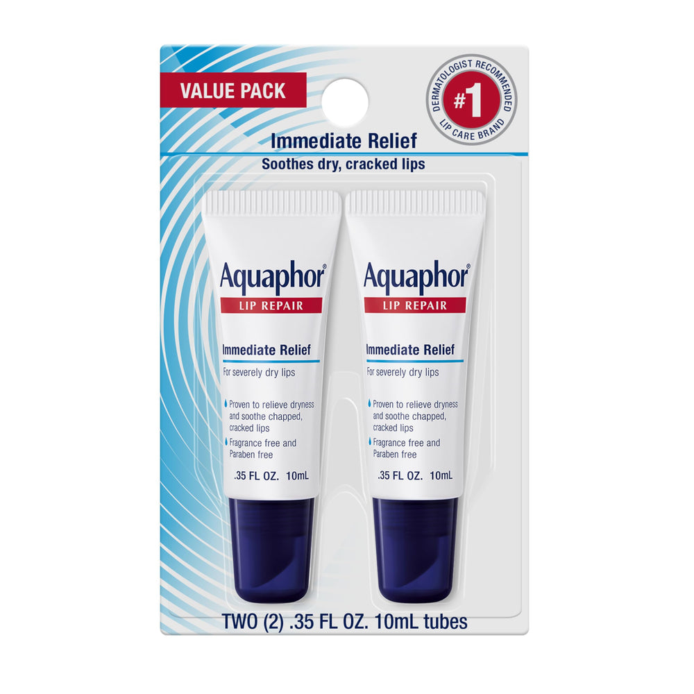 Aquaphor front packaging showing two tubes and value pack convenience
