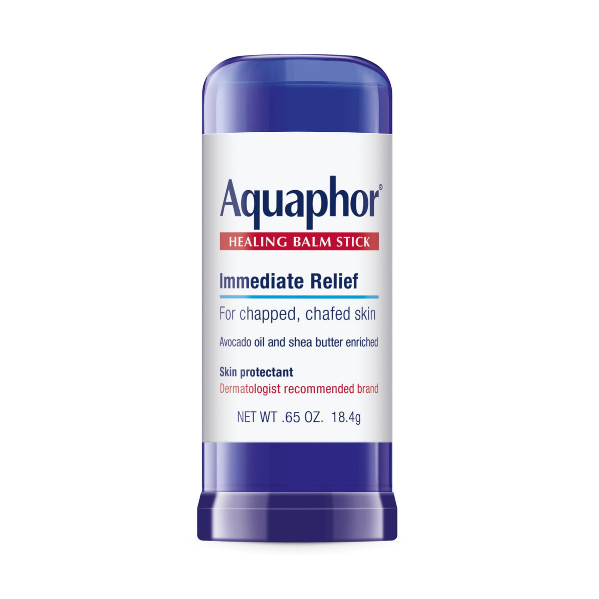 Aquaphor front packaging showing stick and product name for easy identification