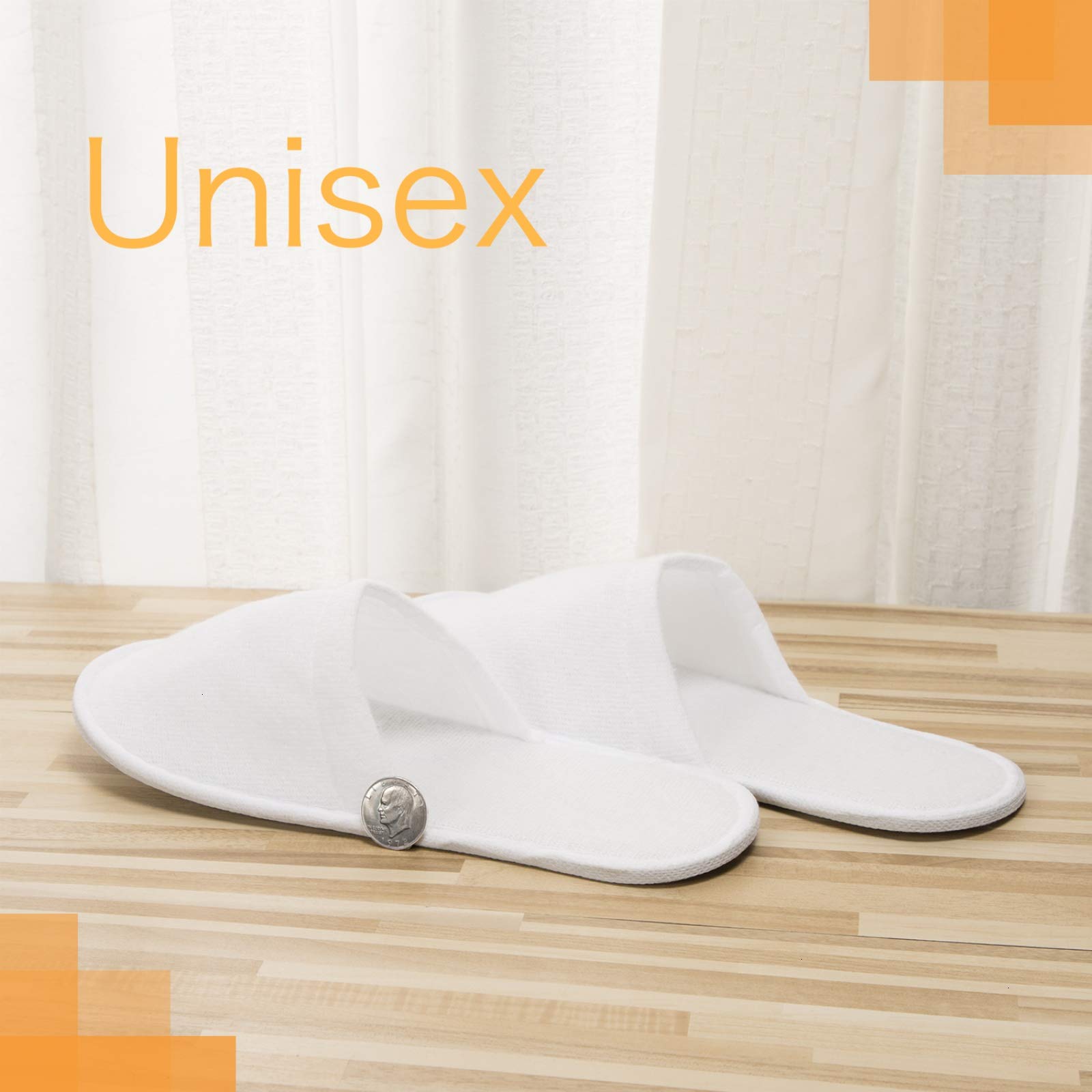 AQUEENLY Spa Slippers disposable packaging highlights hygienic single-use convenience