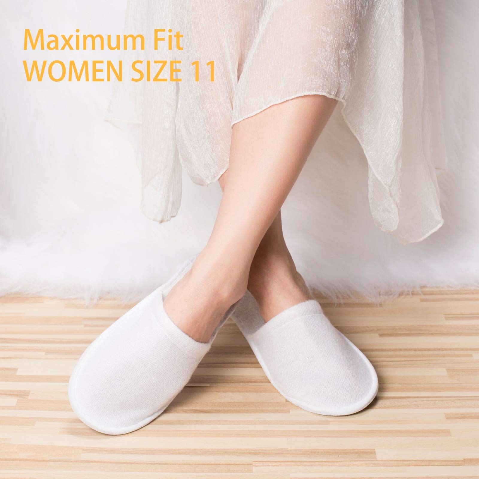 AQUEENLY Spa Slippers hotel-use scene shows inviting guest comfort