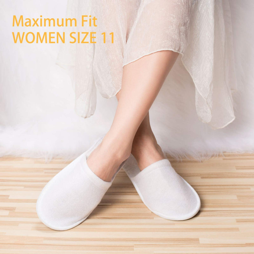 AQUEENLY Spa Slippers hotel-use scene shows inviting guest comfort