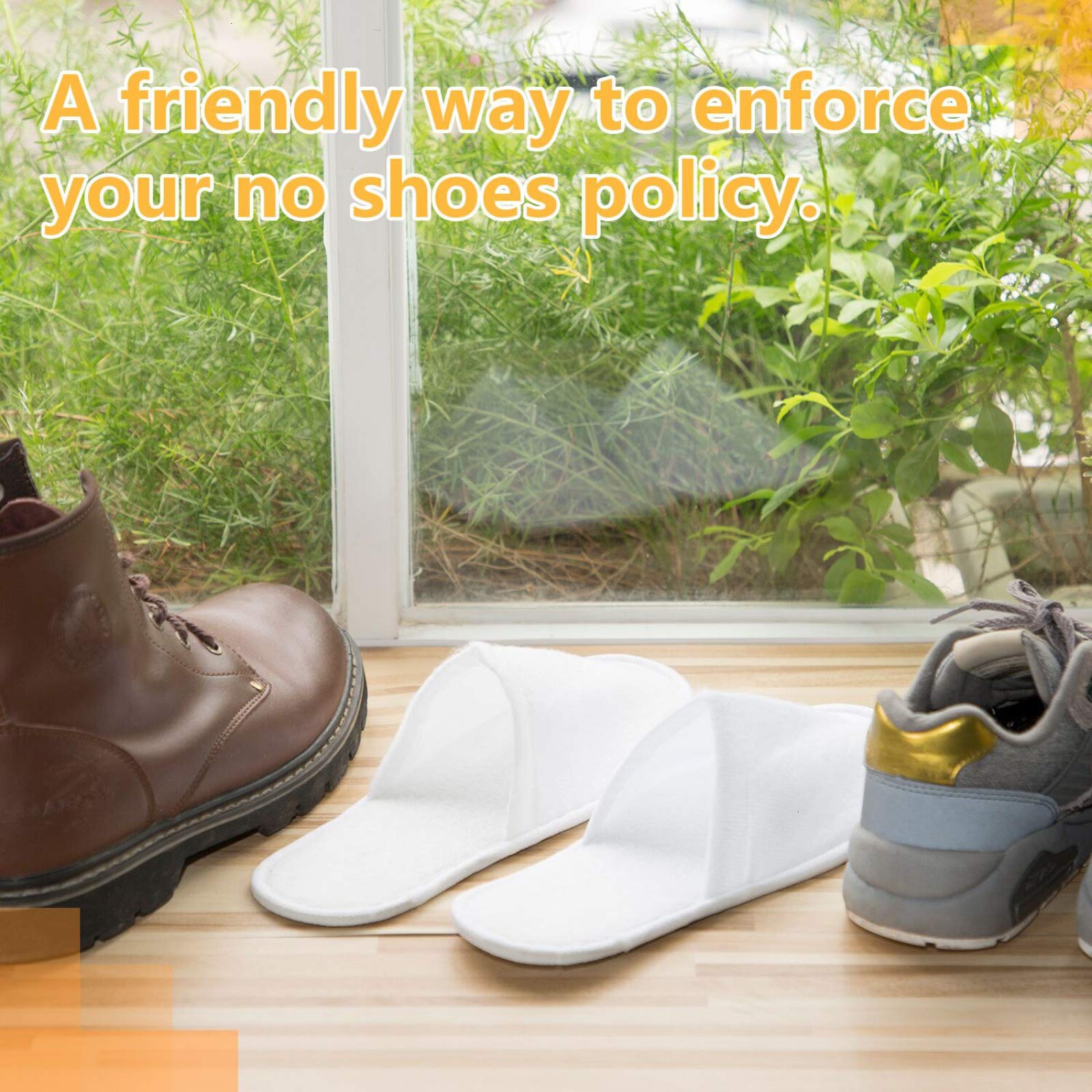 AQUEENLY Spa Slippers travel-friendly pair ready for stays or trips