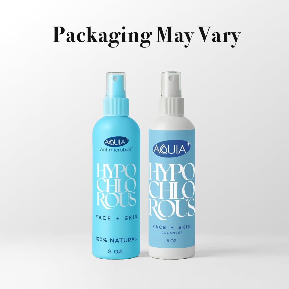 Droplet of Aquia solution on skin highlighting gentle, non-sticky texture