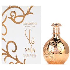 Arabiyat Nyla EDP bottle-front showcases a fresh daytime scent for confidence.