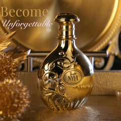 ARABIYAT PRESTIGE Nyla Vani-Elle gold-box indicates gift-ready prestige packaging.