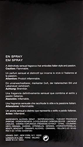 ARAMIS Tuscany cap and atomizer highlight premium craftsmanship for spills-free application.