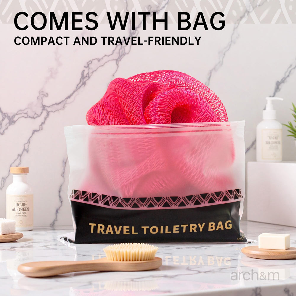 ARCH&M eco-friendly handcrafted sponge uses traditional African technique for lasting use.