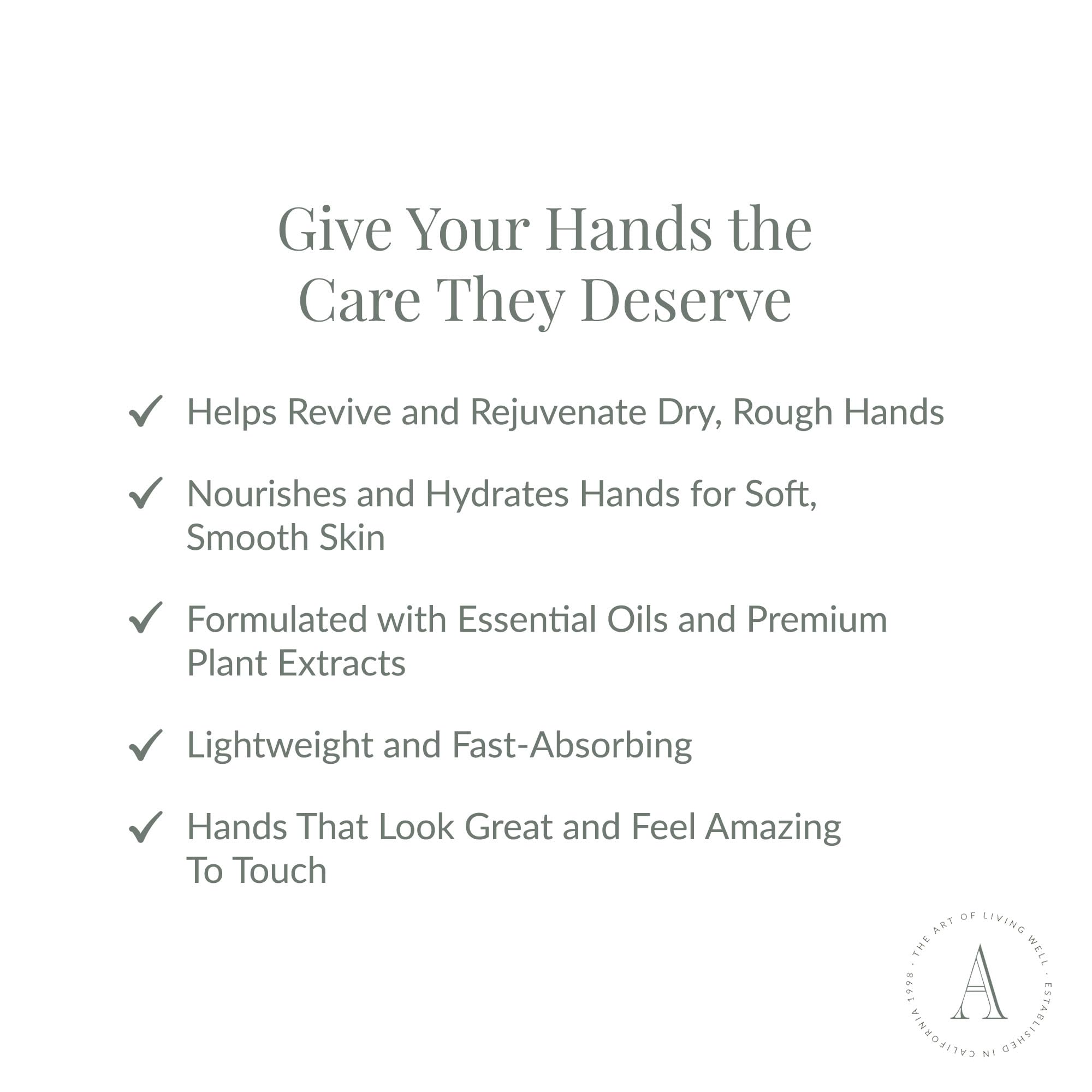 Archipelago Botanicals Charcoal Rose Hand Crème texture swatch demonstrating quick absorption.